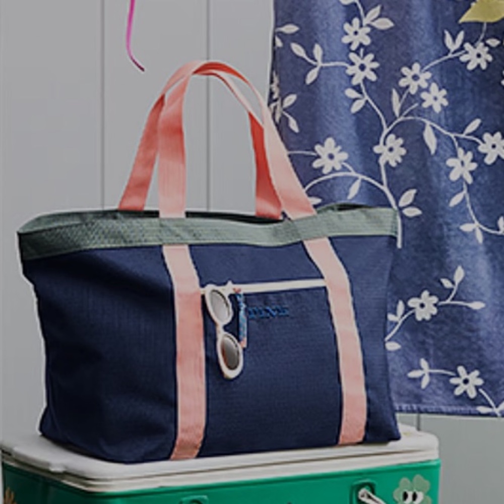 Victoria's Secret Pink and Gray Tote Bag